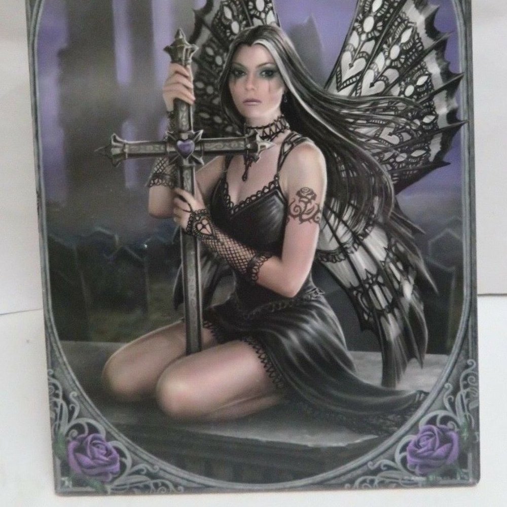 Anne Stokes Collection Tile Love Lost/Shadow Fairy